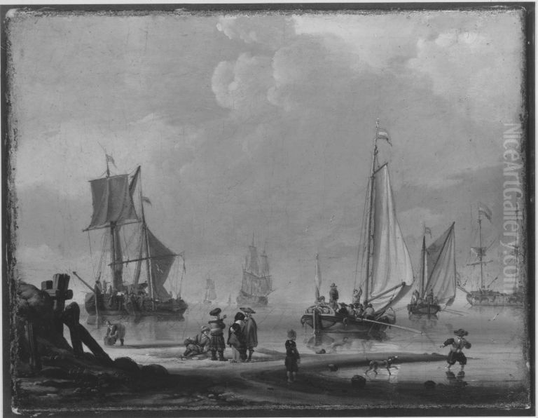 Marine Oil Painting by Abraham Storck