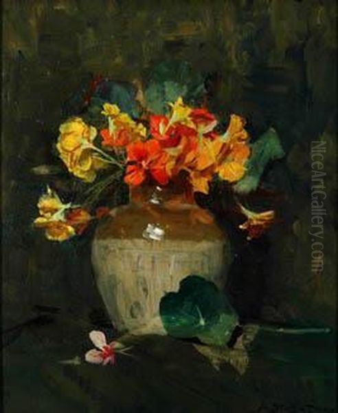 Still Life Oil Painting by Arthur Streeton