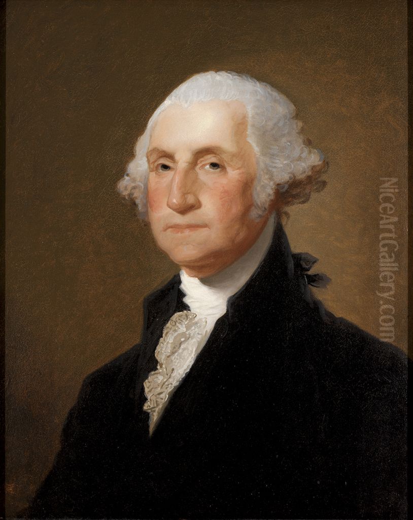 Portrait Of George Washington Oil Painting by Gilbert Stuart