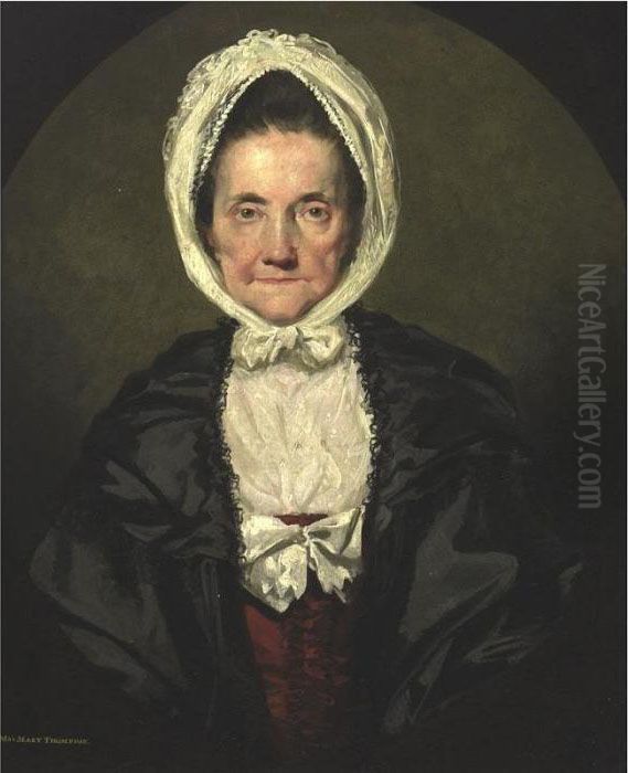 Portrait Ot Mrs. Mary Thompson Oil Painting by Gilbert Stuart
