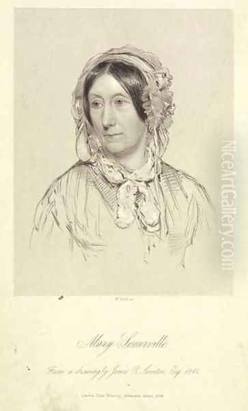 Mary Sommerville 1780-1872 1858 Oil Painting by James Rannie Swinton