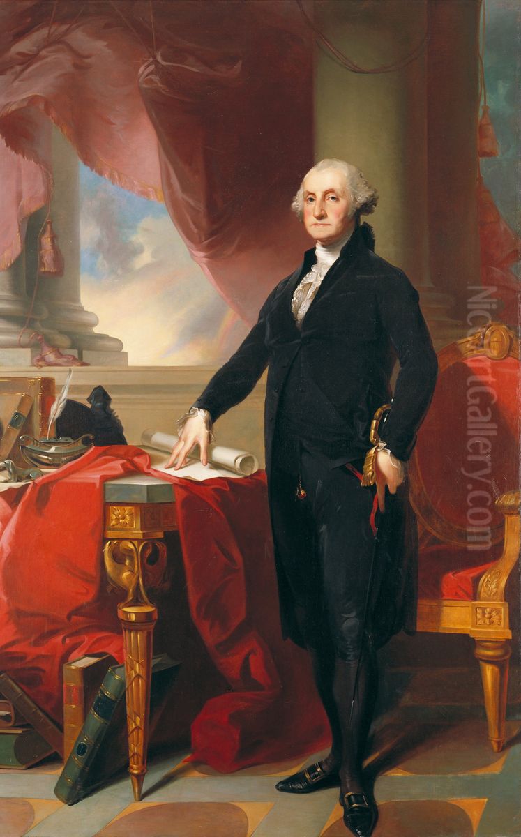 Portrait Of George Washington Oil Painting by Thomas Sully