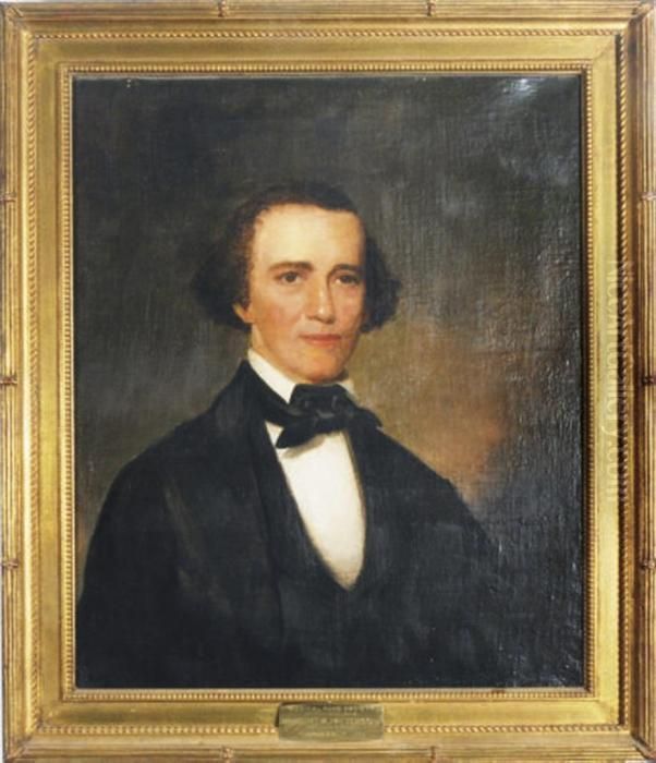 Portrait Of Robert Maskell 
Patterson, President Of The Musical Fund Society Of Philadelphia Oil Painting by Thomas Sully