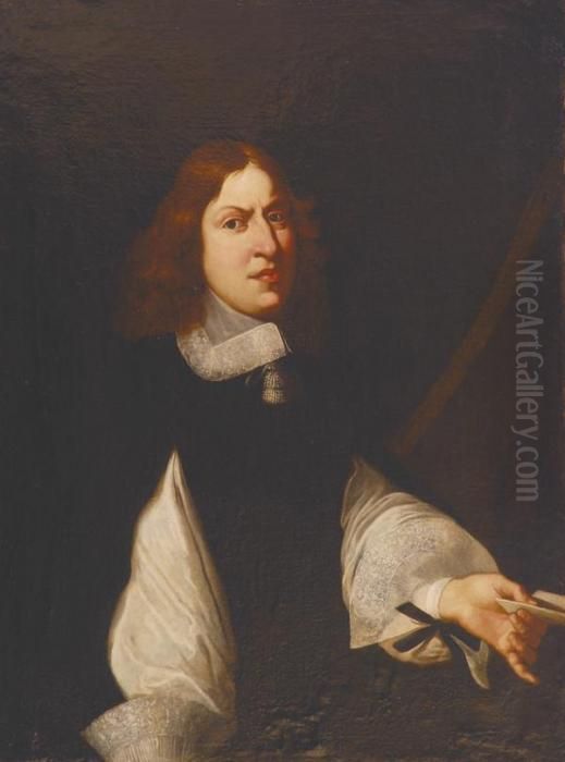 Ritratto Di Gentiluomo Oil Painting by Justus Sustermans