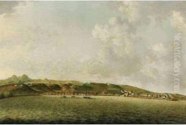 The Attack On Fort Martinique By The English On January 25, 1762,led By General Monckton Oil Painting by Francis Swaine