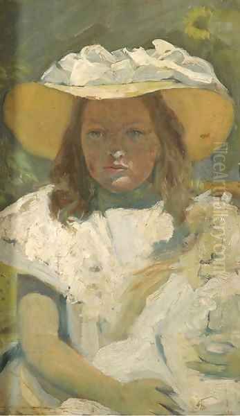 The favorite doll Oil Painting by Dutch School