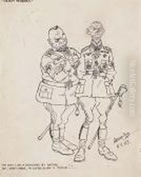 Signum Temporis>. Oil Painting by Arthur Szyk