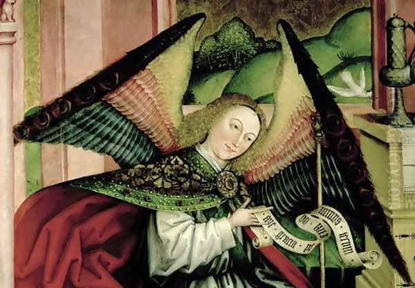 The Adoration of the Shepherds - detail of an Angel Oil Painting by Jorg Stocker