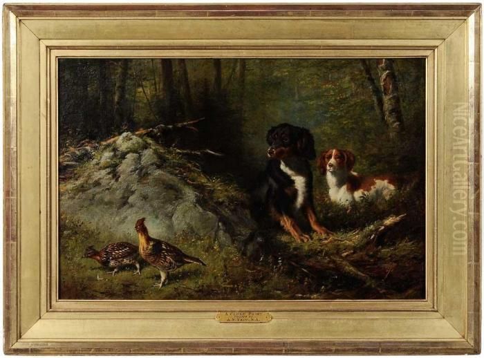 A Close Point Oil Painting by Arthur Fitzwilliam Tait