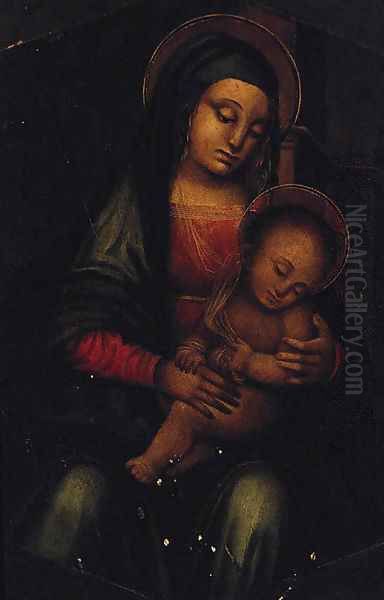 The Madonna and Child Oil Painting by Lombard School