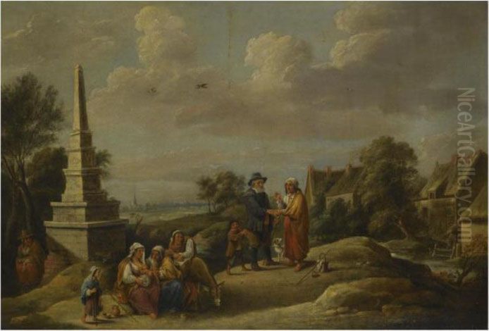 The Fortune Teller Oil Painting by David The Younger Teniers