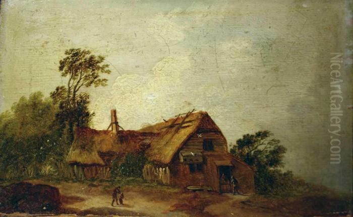 Bauerngehoft. Oil Painting by David The Younger Teniers