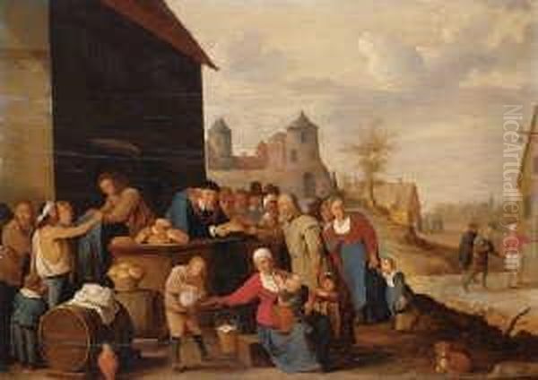 Nachfolge

 Die Sieben Werke Der Oil Painting by David The Younger Teniers