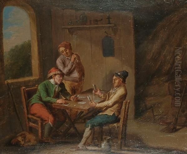 The Winning Move Oil Painting by David The Younger Teniers