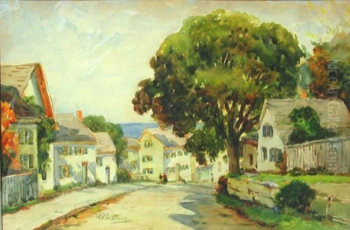 Rockport Oil Painting by Anthony Thieme