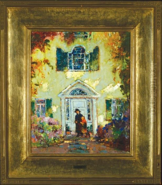 Home Oil Painting by Anthony Thieme