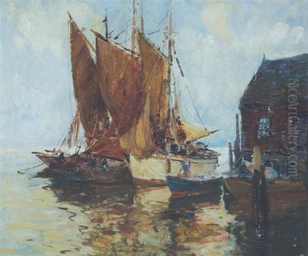 On The Tide Oil Painting by Anthony Thieme