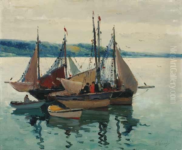 ''silver Light'' Oil Painting by Anthony Thieme