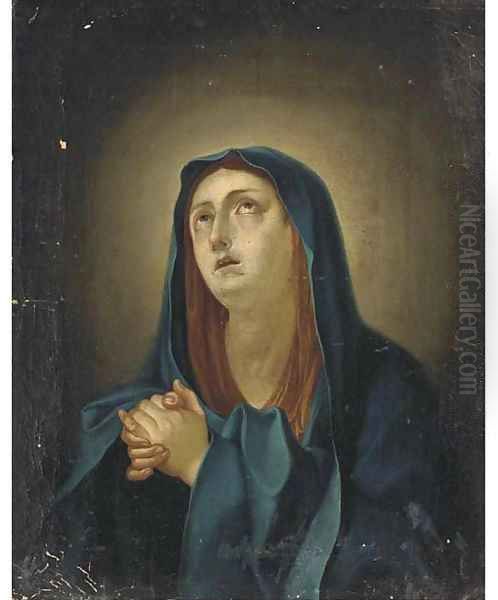 The Penitent Magdalen Oil Painting by Giovanni Battiata Salvi, Il Sassoferrato
