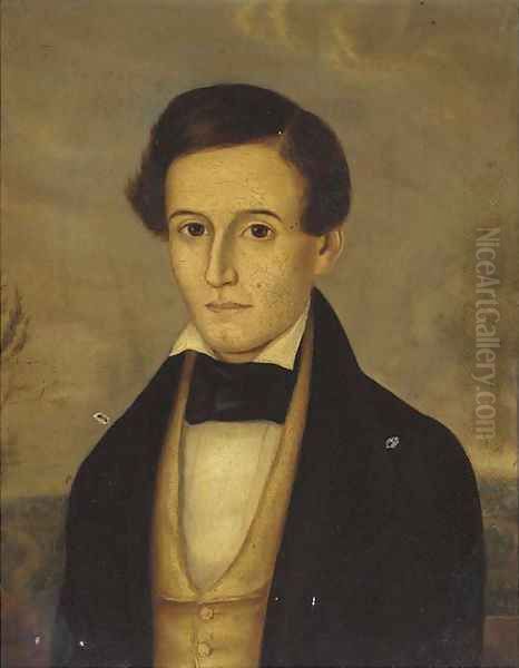 Portrait of John Henry Tinnermann Oil Painting by American School