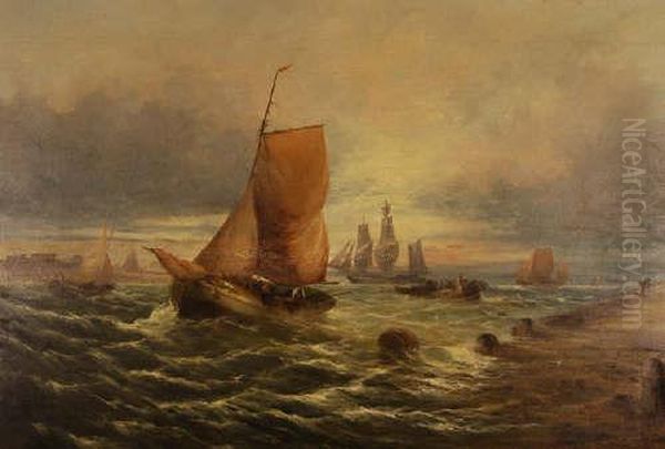 Untitled Oil Painting by William A. Thornley or Thornbery