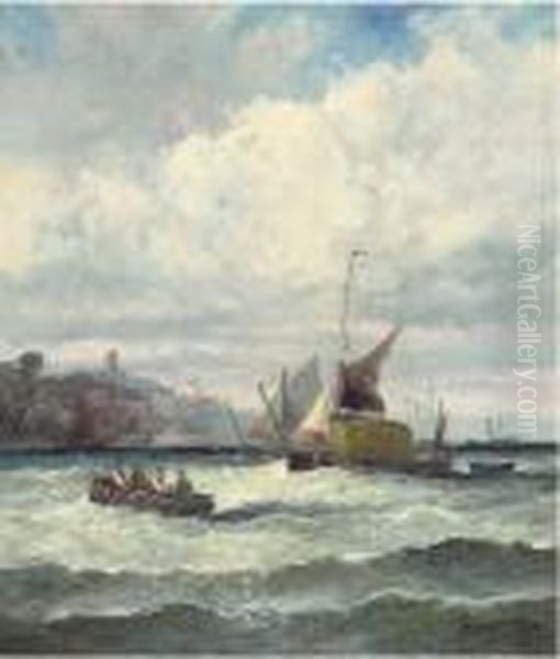 Both Signed 'thornley' (lower Left) Oil Painting by William A. Thornley or Thornbery