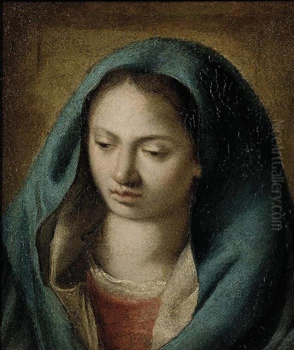 The Madonna Oil Painting by Giovanni Battista Tiepolo