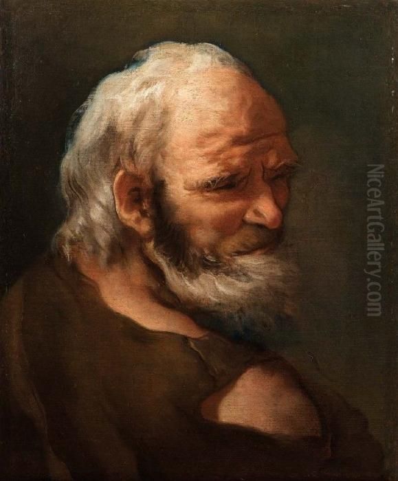 Testa Di Carattere Oil Painting by Giovanni Battista Tiepolo