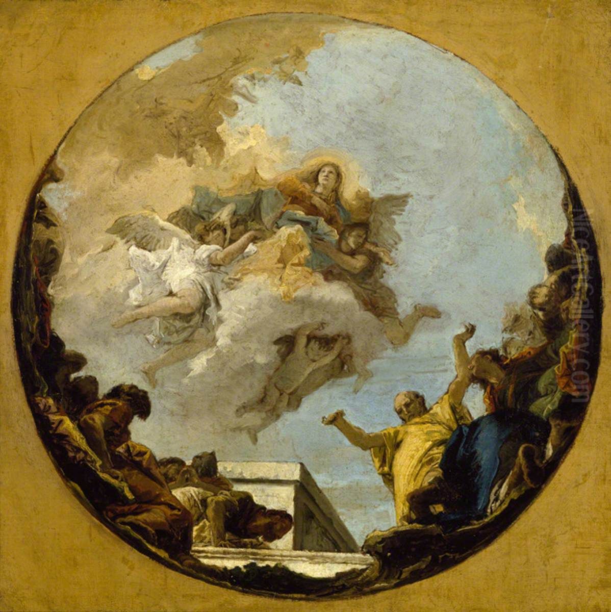 The Assumption Of The Virgin Oil Painting by Giovanni Battista Tiepolo