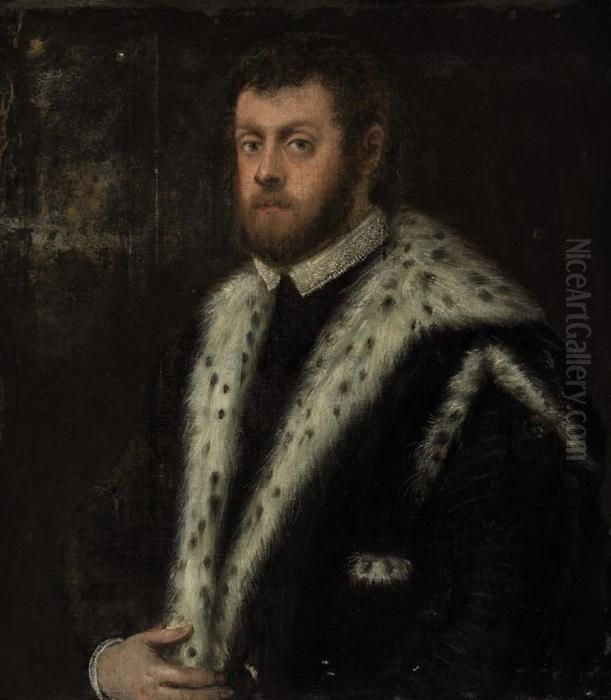 Portrait Of A Gentleman Oil Painting by Jacopo Tintoretto (Robusti)