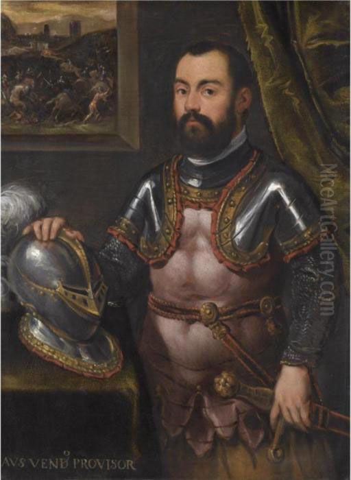 Portrait Of Alvise Vendramin Oil Painting by Jacopo Tintoretto (Robusti)