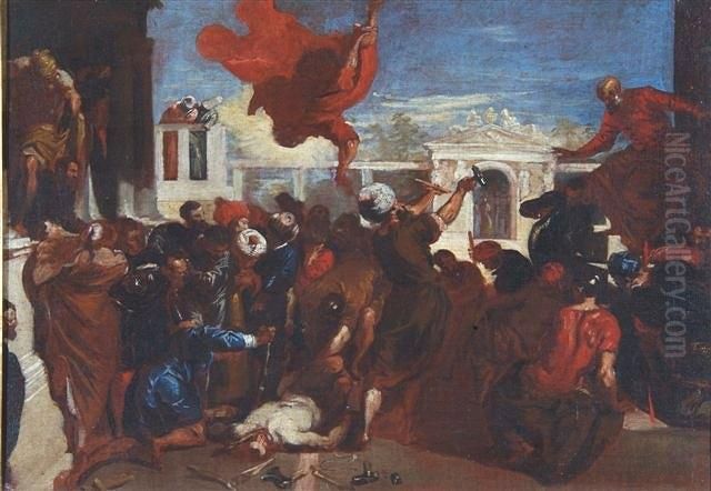 Miracle Of The Slave Oil Painting by Jacopo Tintoretto (Robusti)