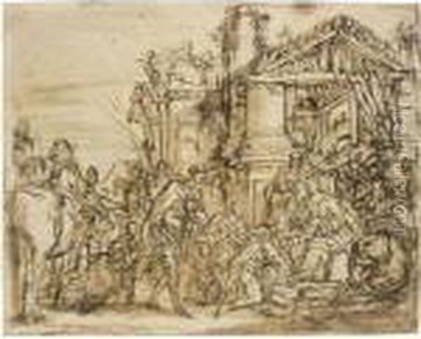 The Adoration Of The Magi Oil Painting by Jacopo Tintoretto (Robusti)