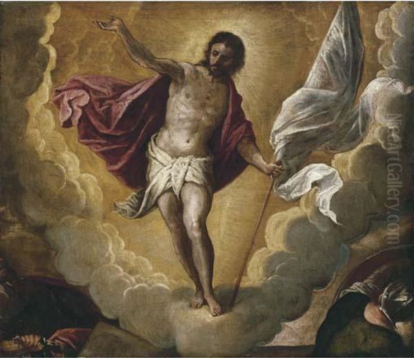 The Resurrection Oil Painting by Jacopo Tintoretto (Robusti)
