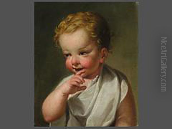 Der Kleine Lockenkopf Oil Painting by Johann Heinrich The Elder Tischbein