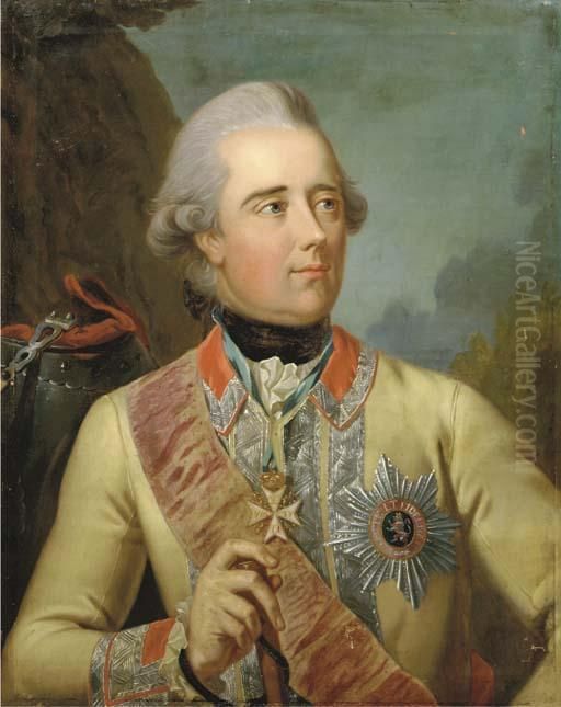 The Sitter Should Be Identified 
As Minister And General Lieutenant Martin Ernst Von Schlieffen Oil Painting by Johann Heinrich The Elder Tischbein