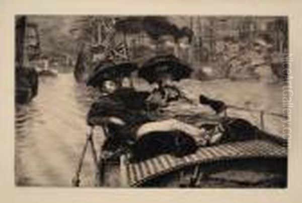 La Tamaise Oil Painting by James Jacques Joseph Tissot