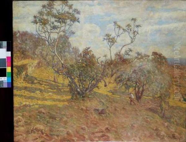 Paesaggio Oil Painting by Ludovico Tommasi