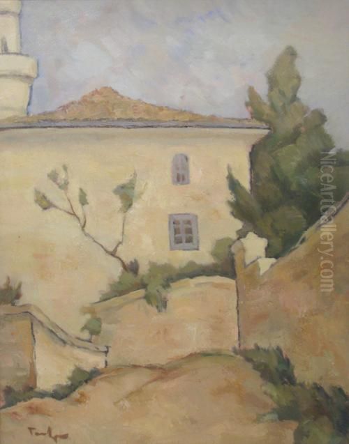 Mosk In Balcic Oil Painting by Nicolae Tonitza