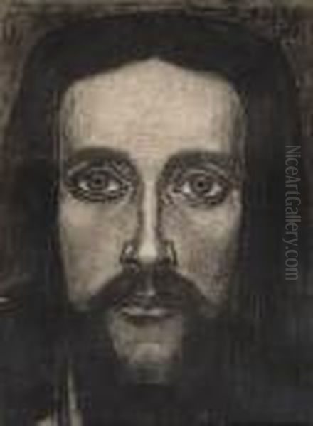 Christ Oil Painting by Jan Toorop