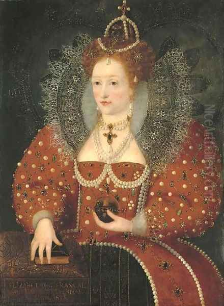 Portrait of Queen Elizabeth I Oil Painting by English School