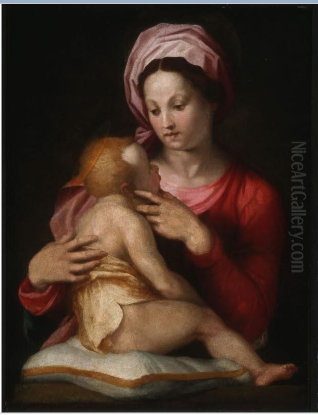 Madonna and Child Oil Painting by Andrea Del Sarto