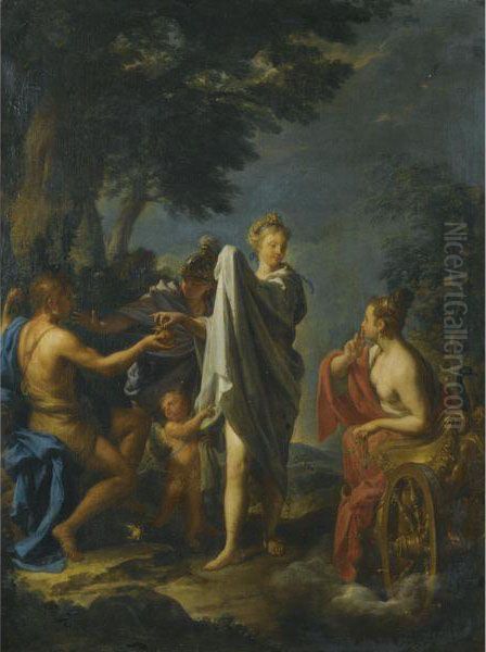 The Judgement Of Paris Oil Painting by Francesco Trevisani