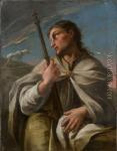 San Rocco Oil Painting by Francesco Trevisani