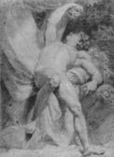 Liegender Bacchus Oil Painting by Francesco Trevisani