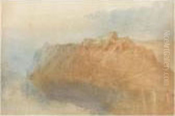 The Fortress Of Ehrenbreitstein 
From Across The Rhine, Recto; A Sketch Of A Mill At Winnigen On The 
Mosel, Verso Oil Painting by Joseph Mallord William Turner