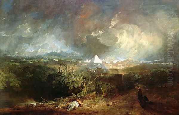 The Fifth Plague of Egypt 1800 Oil Painting by Joseph Mallord William Turner