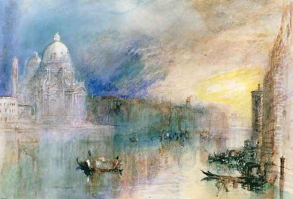 Venice Grand Canal with Santa Maria della Salute Oil Painting by Joseph Mallord William Turner