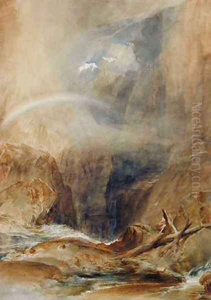 Devils Bridge, St. Gotthards Pass, c.1804 Oil Painting by Joseph Mallord William Turner
