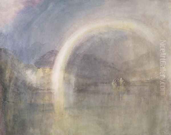 Rainbow Over Loch Awe, c.1831 Oil Painting by Joseph Mallord William Turner